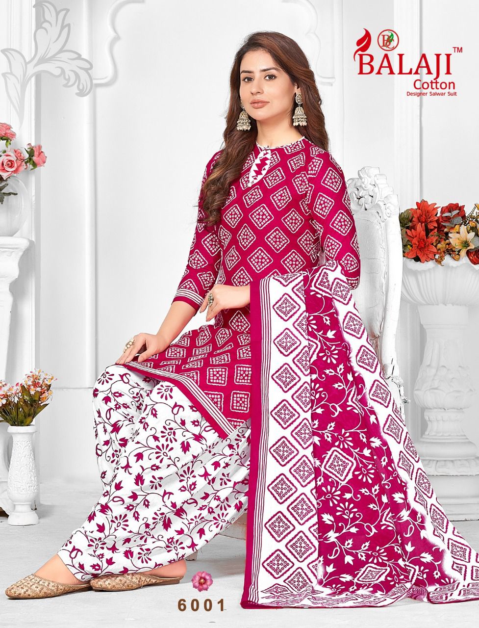 Balaji Sui Dhaga Vol 6 Casual Wear Wholesale Printed Cotton Dress Material Catalog
